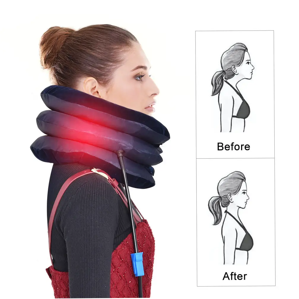 moissanitedream-77ovygv6 HailiCare Inflatable Cervical Traction Collar with Far Infrared - Image 1