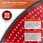660nm Red Light Therapy Belt with Heat for Back Wellness - Image 4
