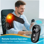Remote Heated Vibration Massage Shoulder Wrap - Image 4