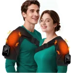 Rechargeable Heated Shoulder Wrap with Vibration Therapy - Image 5