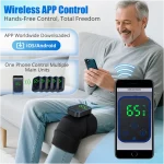 Smart Knee Massager with Heat, Vibration, App Control - Image 3