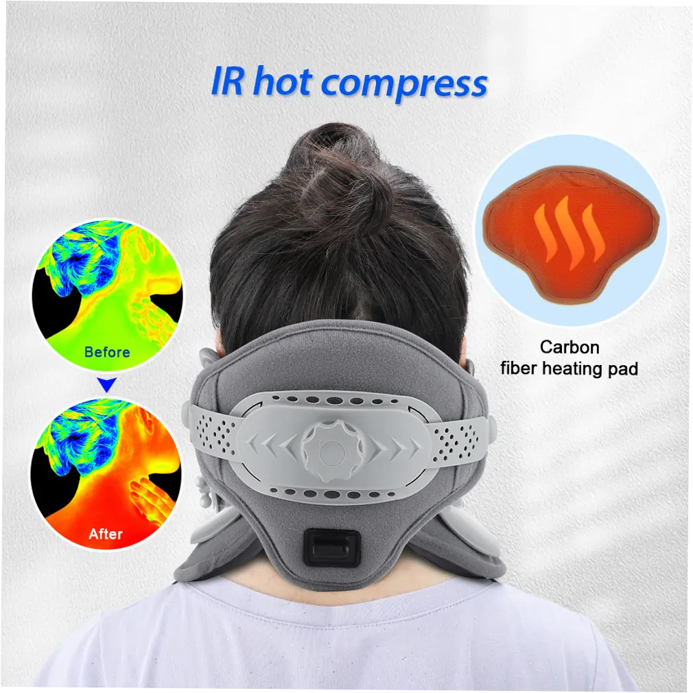 moissanitedream-ojzz4pr2 Infrared Heating Neck Massager with Air Compression - Image 1