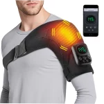 Wireless Heating EMS Shoulder Massager App Control