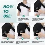 Rechargeable Heated Shoulder Wrap with Vibration Therapy