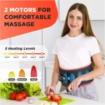 Red Light Heating Massage Belt with Back Support - Image 3