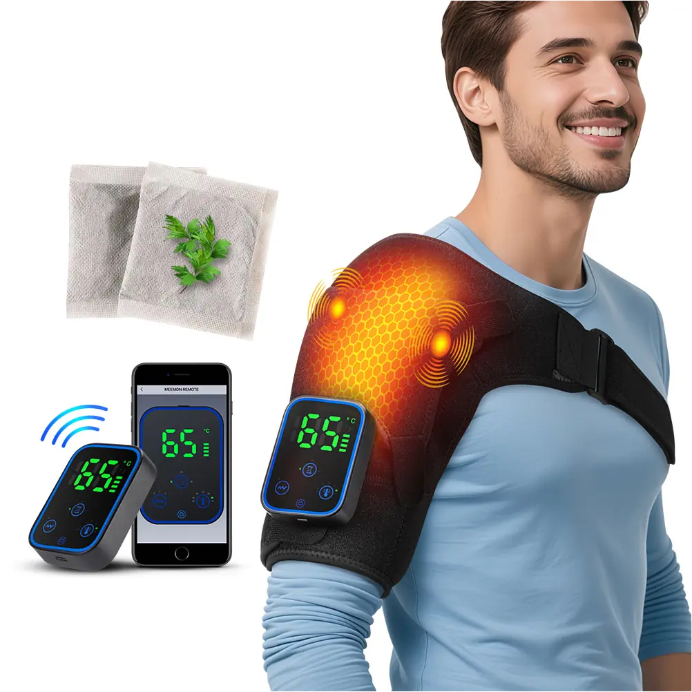 moissanitedream-u5fllhnx Smart Graphene Heating Shoulder Massager with App - Image 1