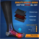 3-Level USB Heated Socks for Warmth & Comfort