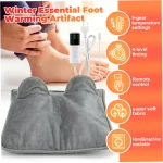 9-Level Heated Foot Pad with Remote and Timer