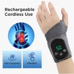 USB Heated Wrist Massager Vibration Therapy Support - Image 4