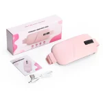 Pink Heating Belt USB Menstrual Relief Massage - Image 5