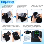 Smart Knee Massager with Heat, Vibration, App Control - Image 5